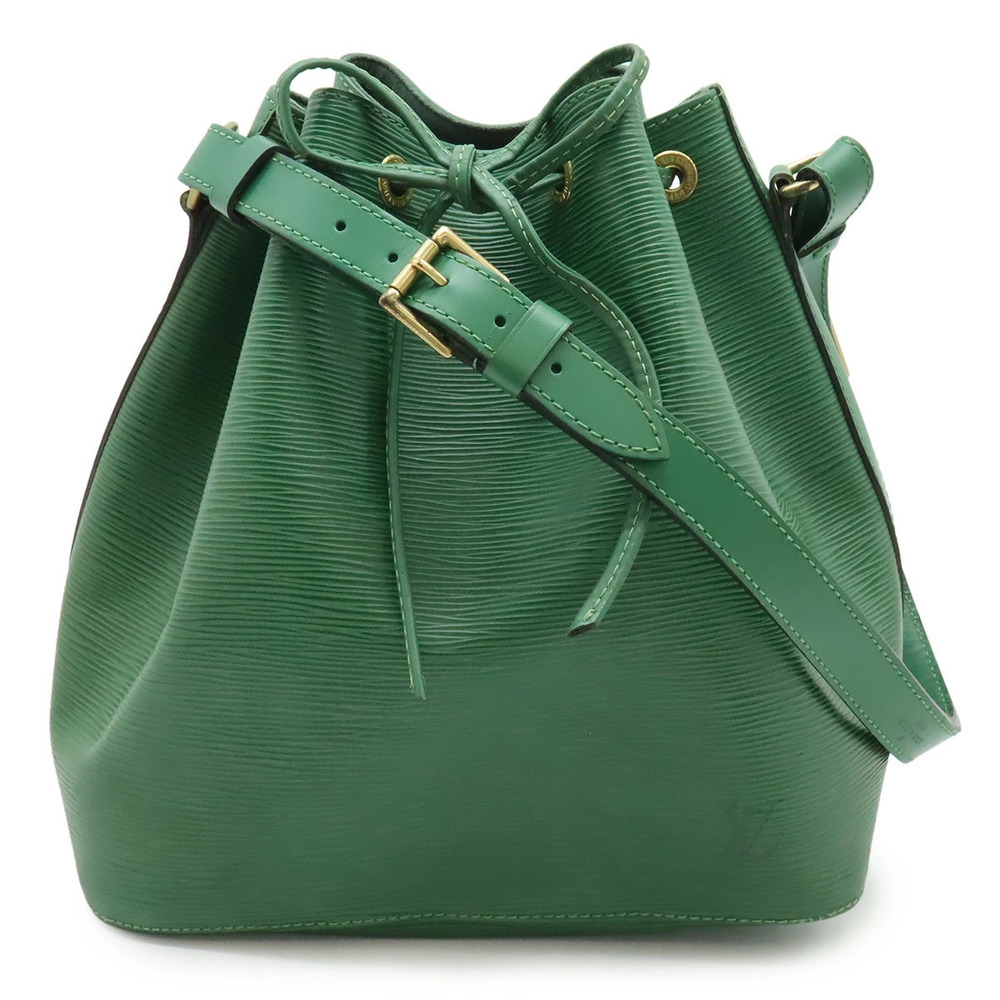 LOUIS VUITTON Epi Shoulder Bag Hobo Drawstring Borneo Green